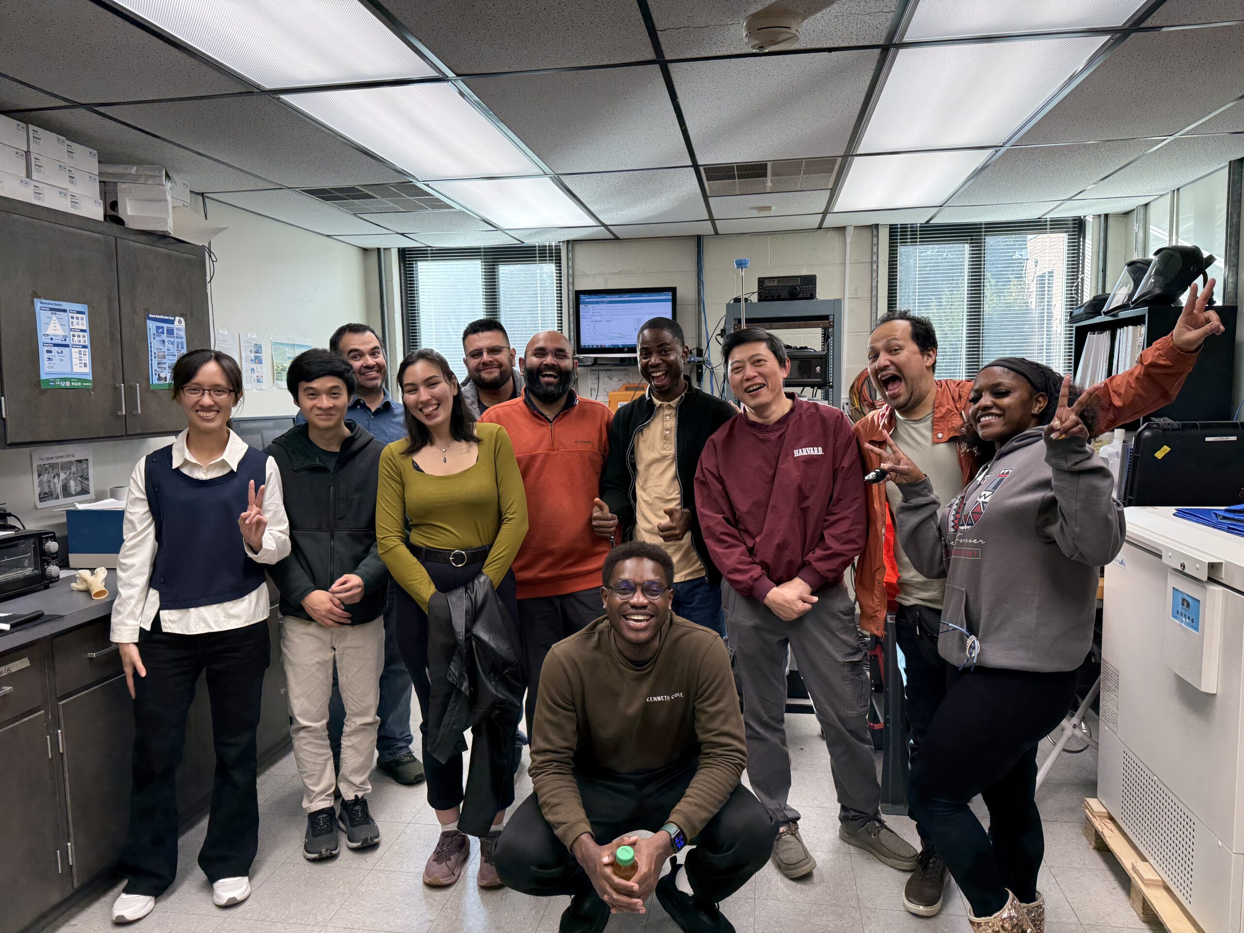NCAS-M Thanksgiving potluck group photo