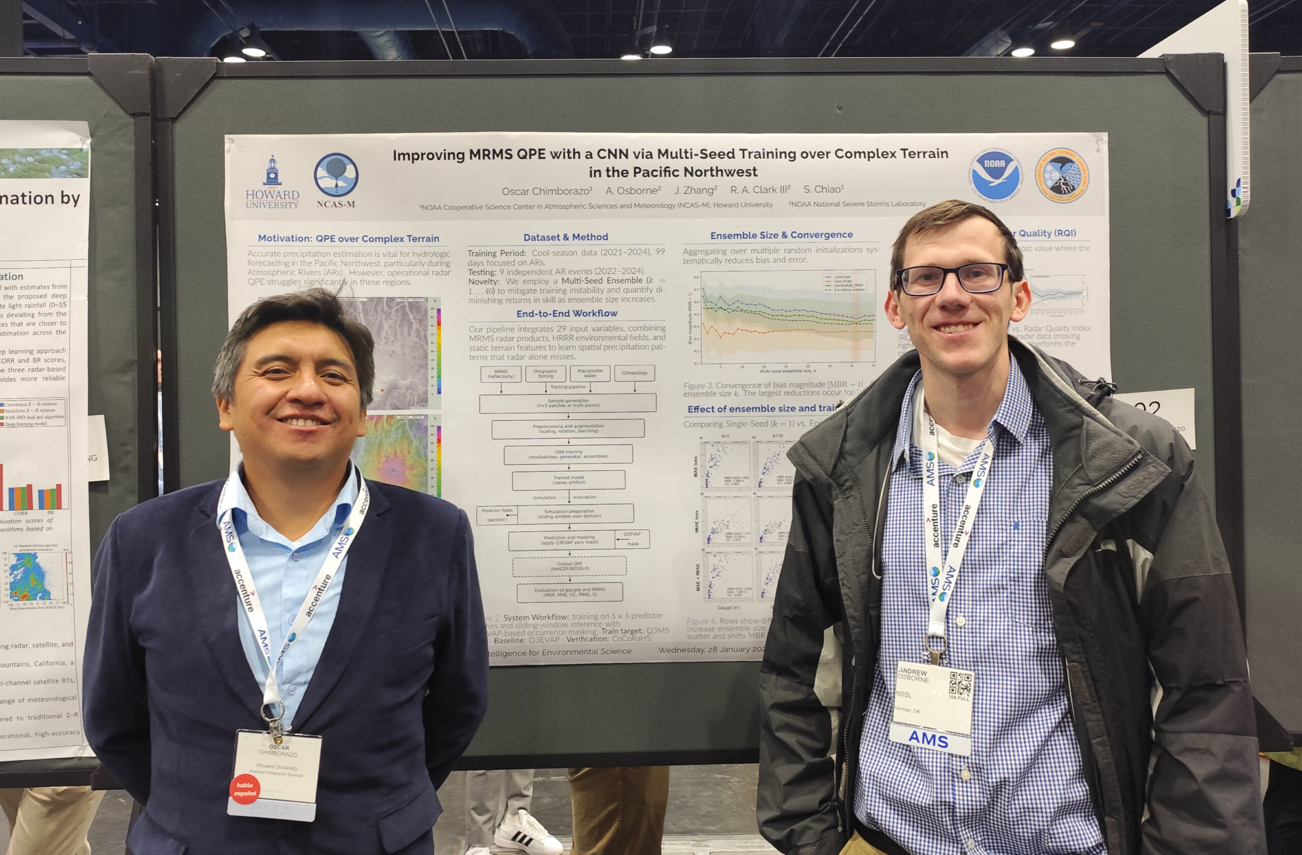 Oscar Chimborazo presenting at the 2026 AMS Annual Meeting