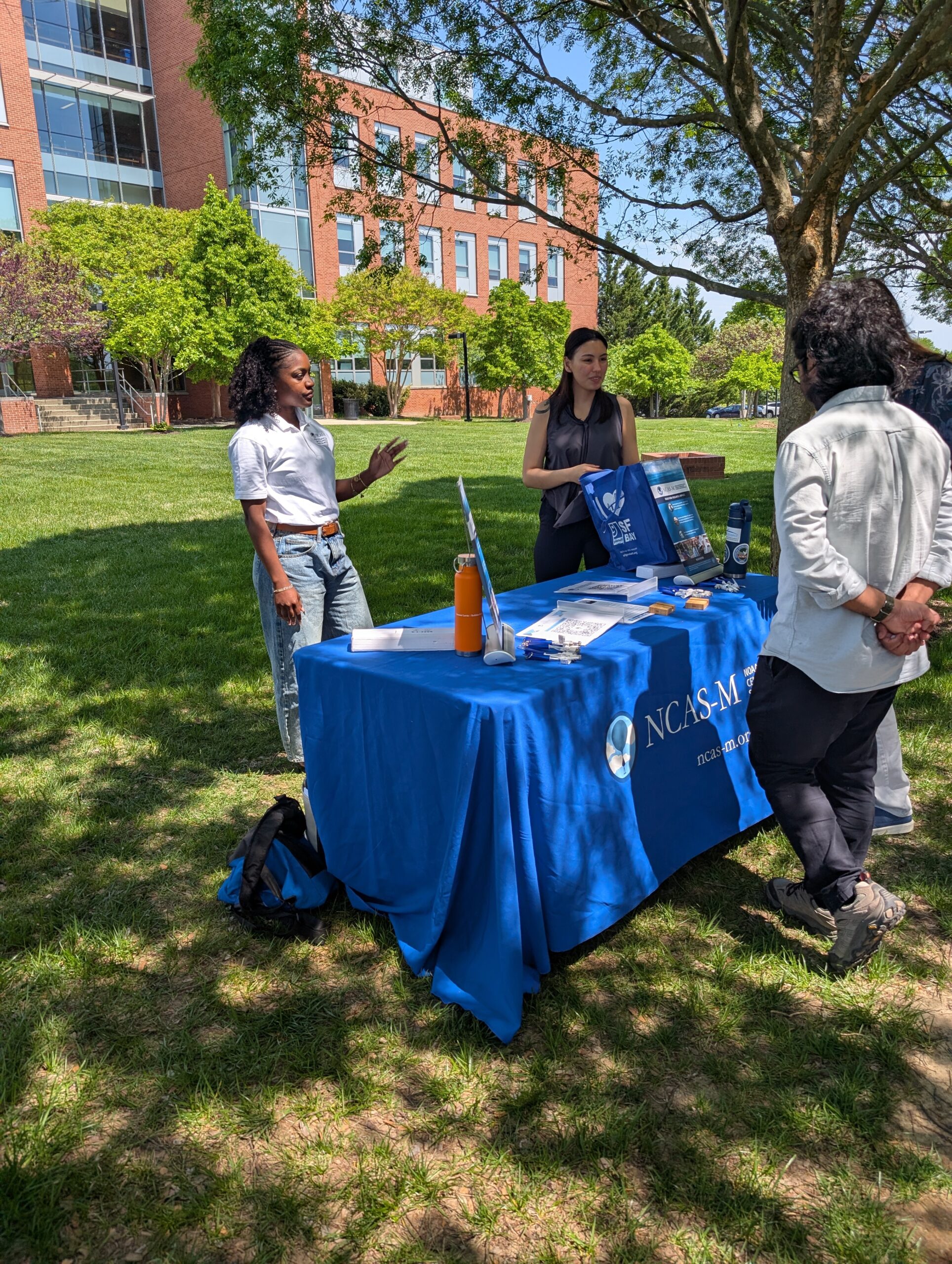 NCAS-M outreach and recruitment at UMBC Earth Day Symposium 2026