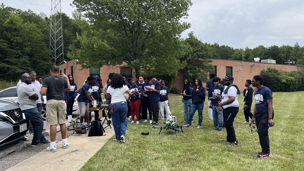 Howard University Drone Academy visit