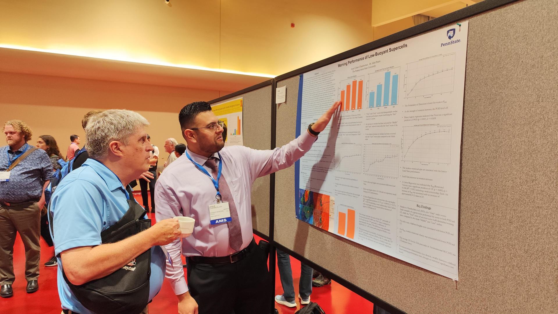NCAS-M Scholar presenting research at the 2026 AMS Madison Summit