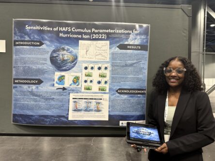 NCAS-M Doctoral Fellow Myah Rather Earns Honorable Mention for Student Poster Presentation at 2026 AMS Annual Meeting
