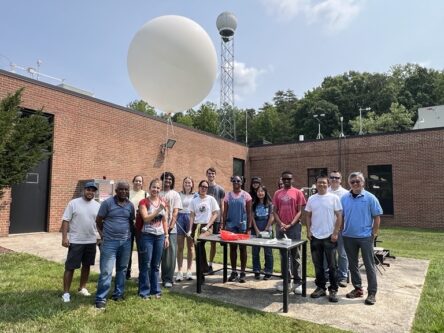 Howard University Beltsville Campus Hosts UMBC Students for Tour and Weather Balloon Launch